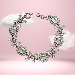 XO Rhinestone Statement Bracelet